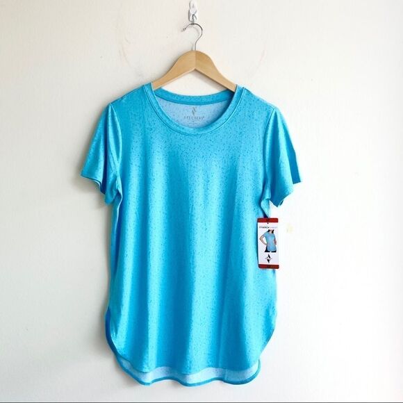 Skechers Blue Scoop Hem Tunic NEW - Picture 1 of 5